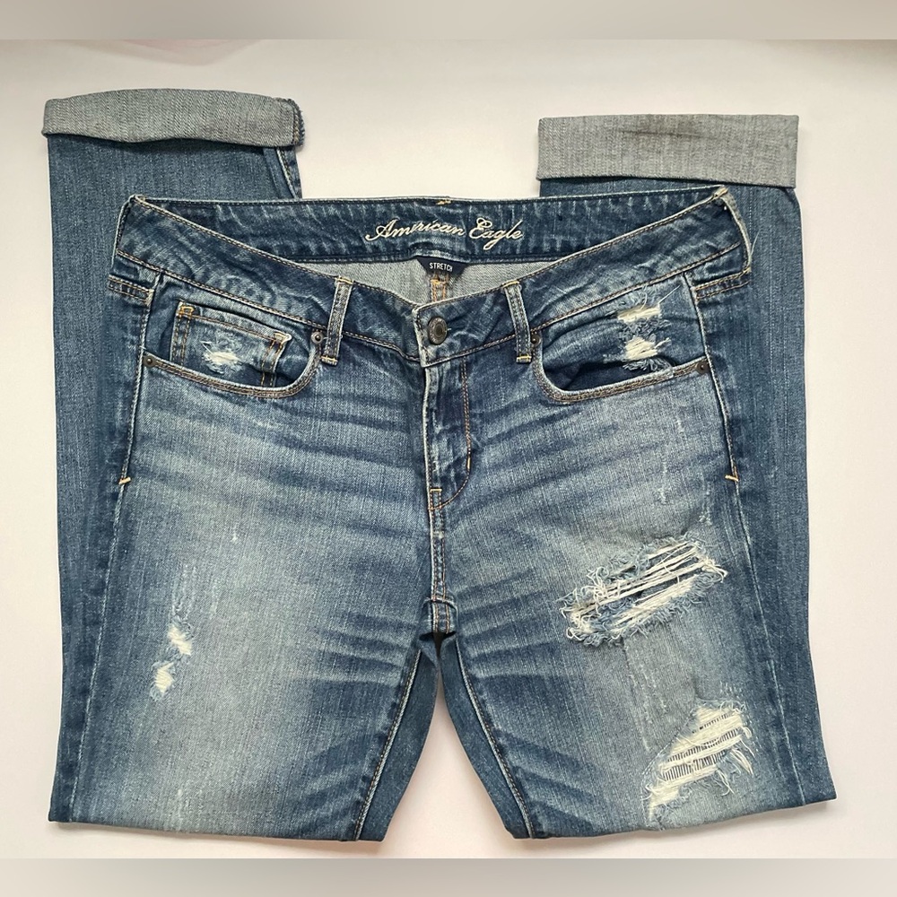 American Eagle Skinny Ripped Jean for Womens